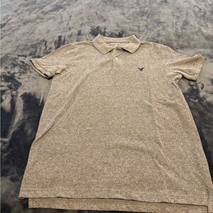 Men's Polo Shirt in Heather Brown